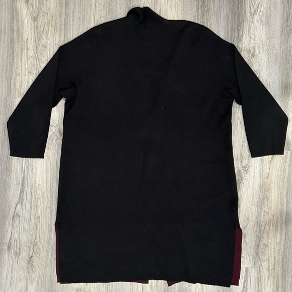 Paul Costelloe Black Label Merino Wool Blend Long Sleeve Duster Sweater Size 2X - Picture 6 of 7